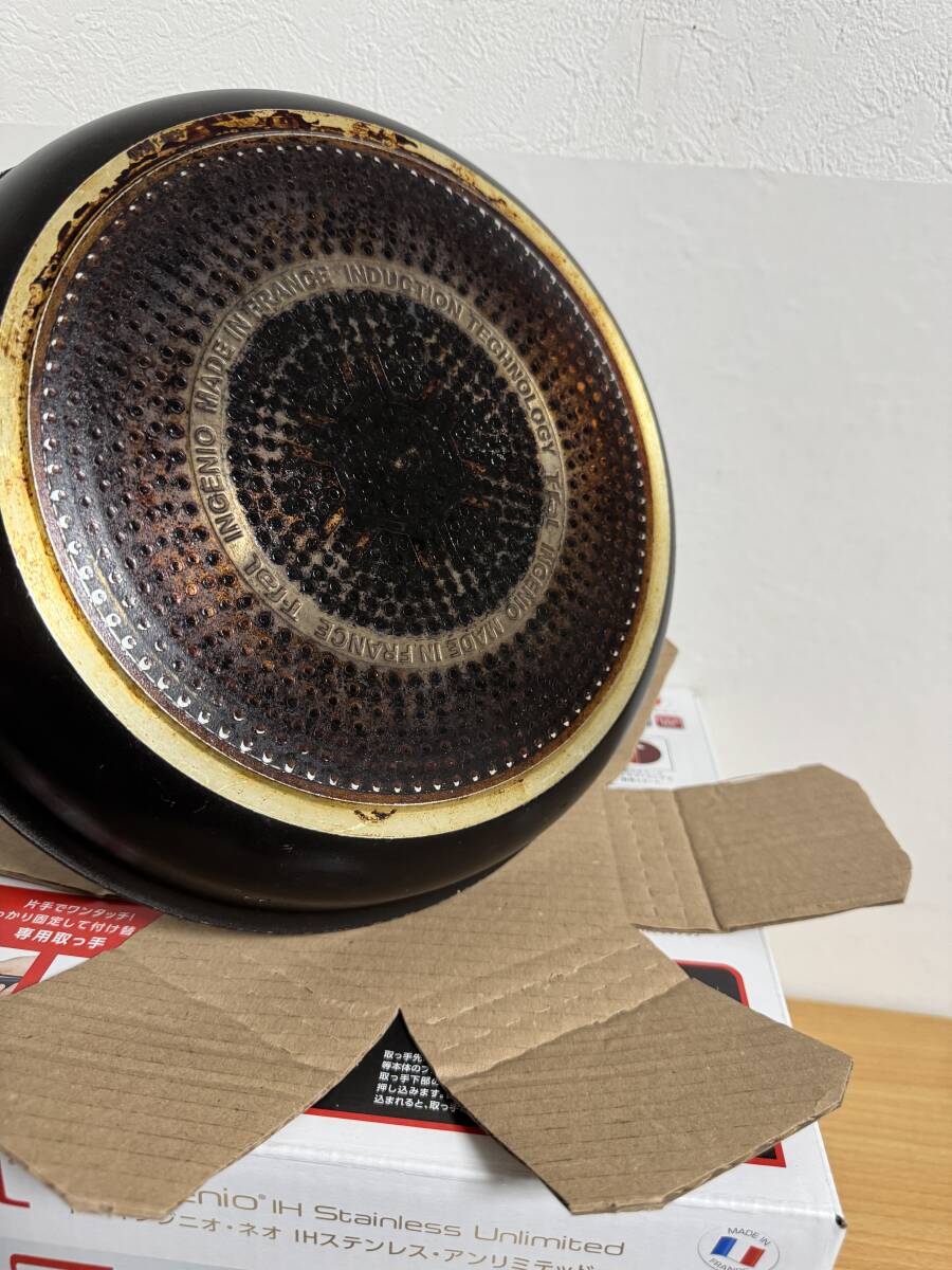 ティファール史上 最高峰●T-fal ティファール フライパン チタン6層 インジニオ・ネオ IHアンリミテッド 26cm_画像6