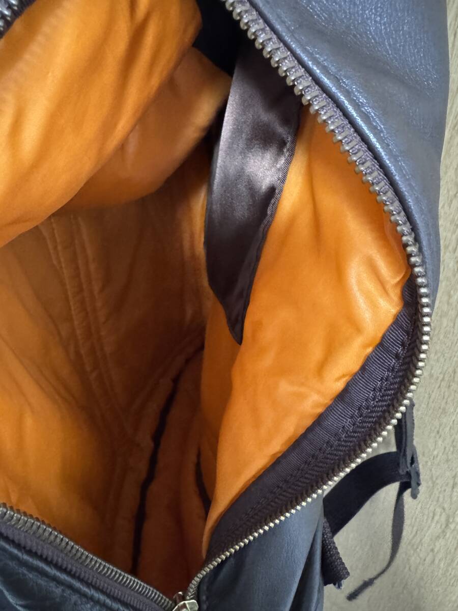 限定販売●激レア●新品同様●ポーター PORTER 吉田カバン タンカー レザー TANKER LEATHER KURA CHIKA ORIGINAL リュックサック_画像9