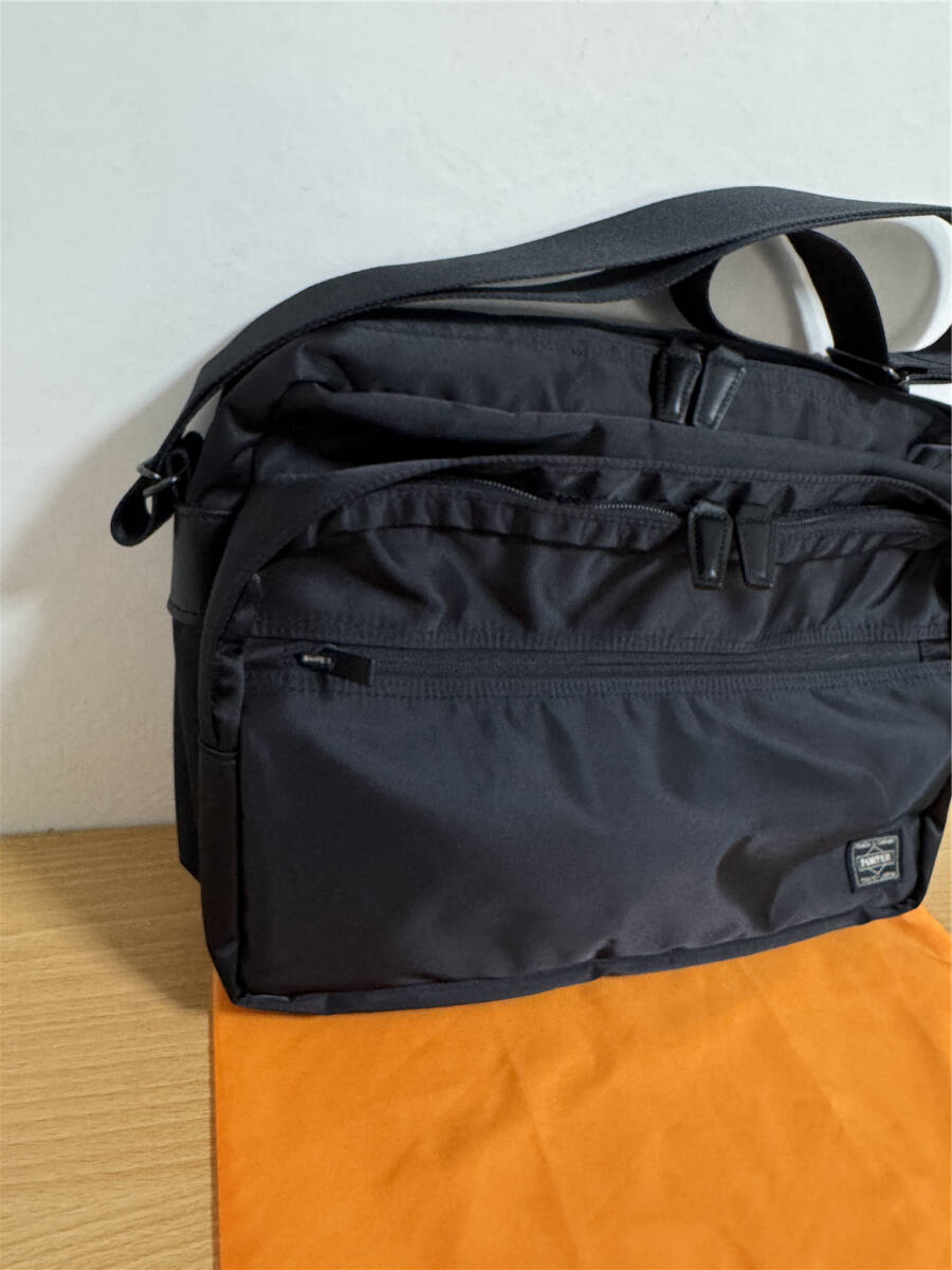 希少●新品●定価27,500円●ポーター 吉田カバン PORTER VOICE ヴォイス ショルダーバッグ S マルイ 共同開発 黒_画像5