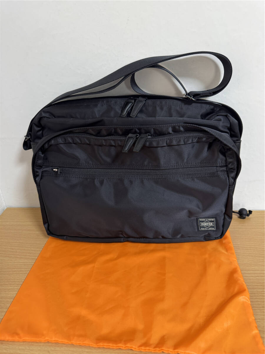 希少●新品●定価27,500円●ポーター 吉田カバン PORTER VOICE ヴォイス ショルダーバッグ S マルイ 共同開発 黒_画像1
