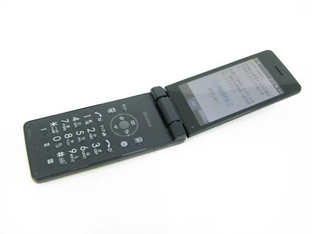 ドコモ SH-02L AQUOS ケータイ ブラック 【S0821】_画像1