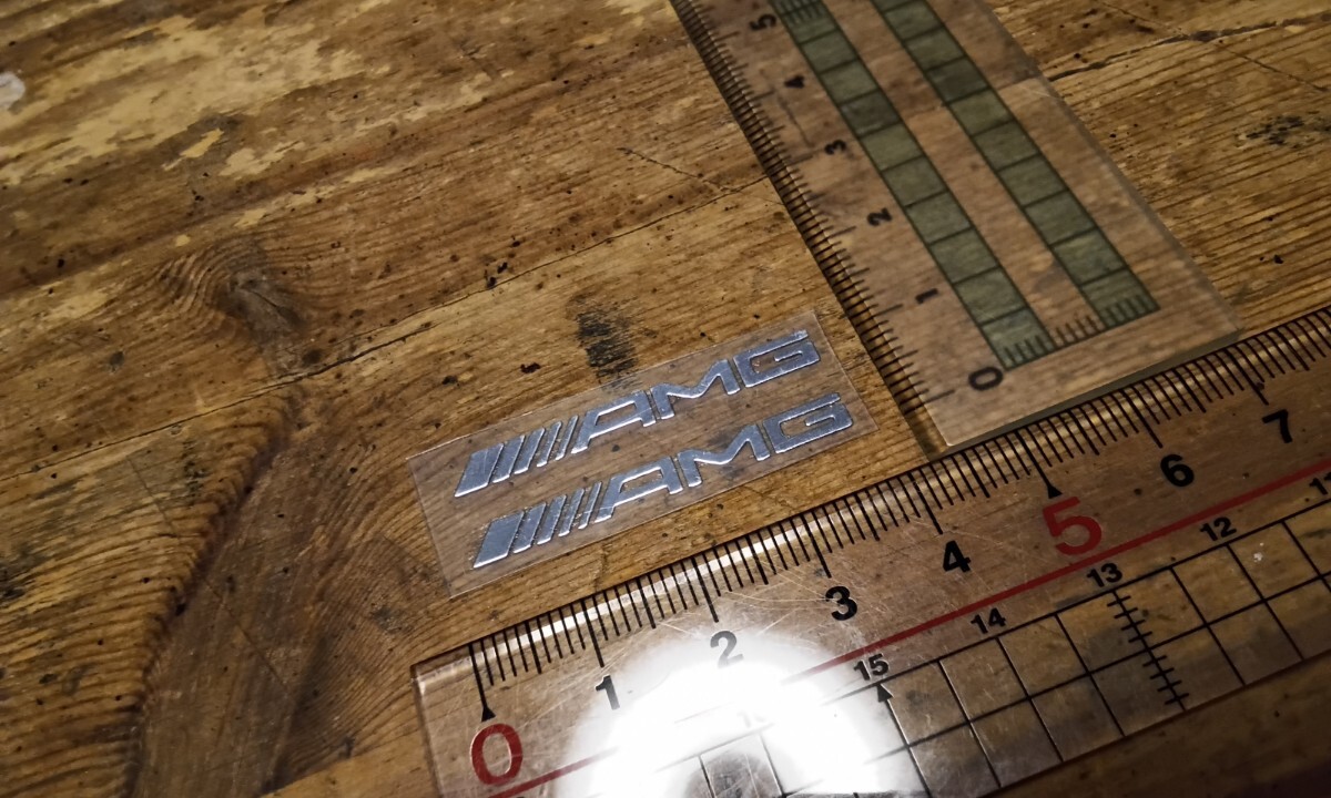 メルセデス・ベンツ　AMG ミニステッカー　高品質　２個セット_画像1