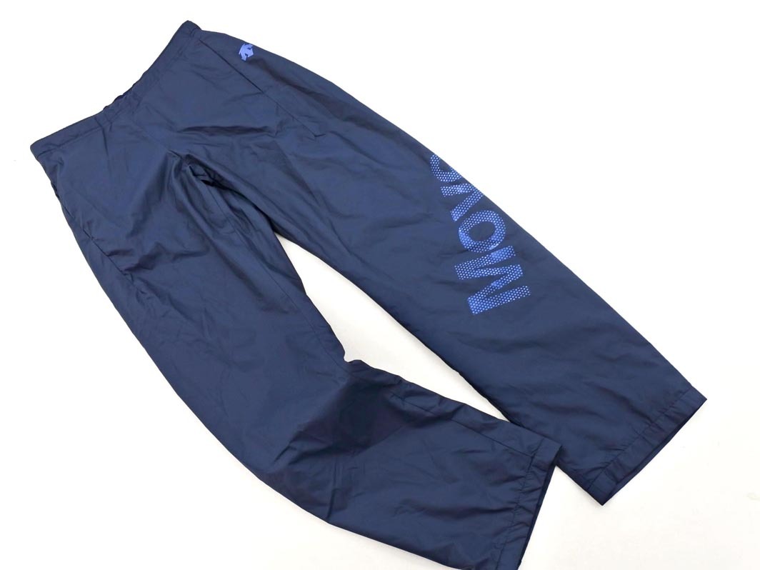 DESCENTE デサント ウインドブレーカー トラック パンツ sizeM/紺 ◇■ ☆ fja1 レディース_画像1