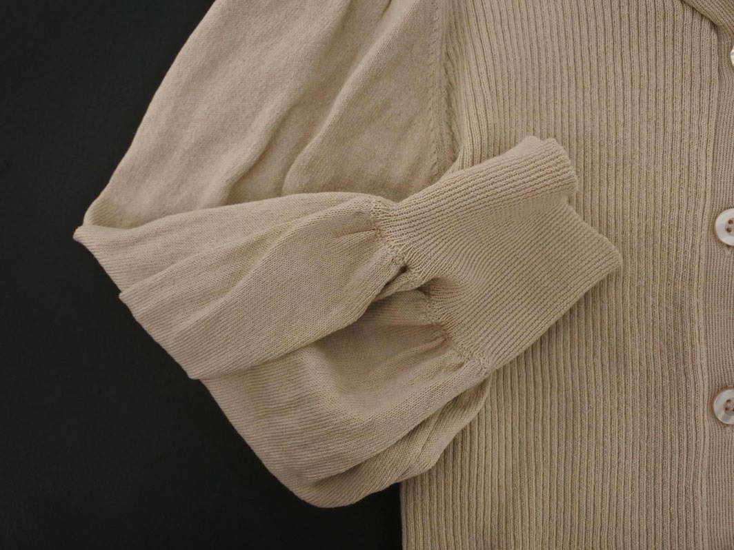  кошка pohs OK AZUL BY MOUSSY azur bai Moussy объем рукав кардиган sizeM/ бежевый *# * fja1 женский 