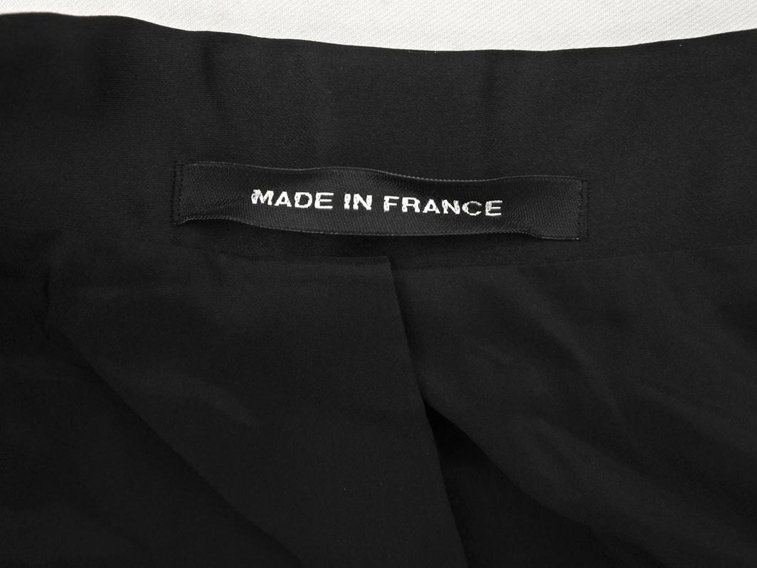 agnes b アニエスベー 大きいサイズ ベロア テーラード ジャケット size48/黒 ◇■ ☆ fja1 メンズ_画像8