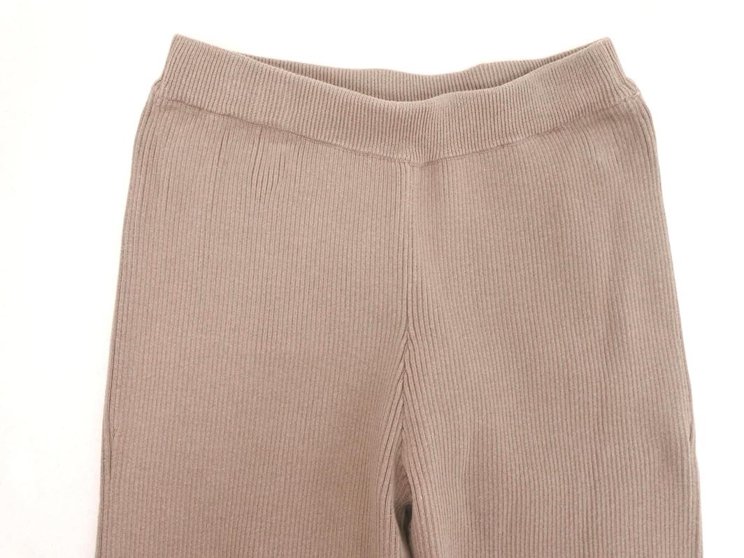 FREAK’S STORE フリークスストア ニット イージー パンツ sizeF/モカ ◇■ ☆ fja3 レディース_画像3