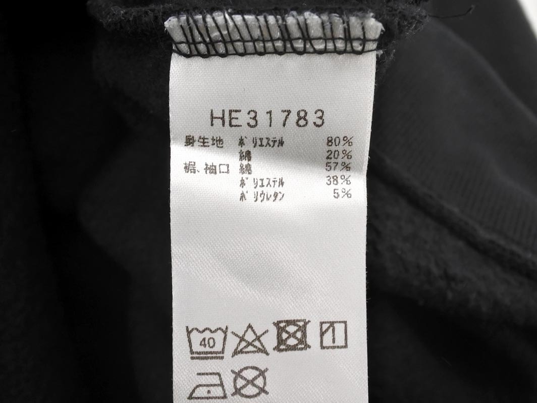 HELLY HANSEN ヘリーハンセン 裏起毛 プリント プルオーバー パーカー sizeWL/黒 ◇■ ☆ fja2 レディース_画像6