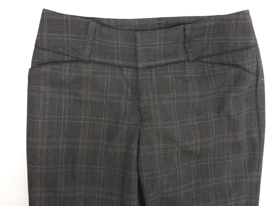 LAUTREAMONT ロートレアモン ウール混 チェック パンツ size1/グレー ◇■ ☆ fja3 レディース_画像3