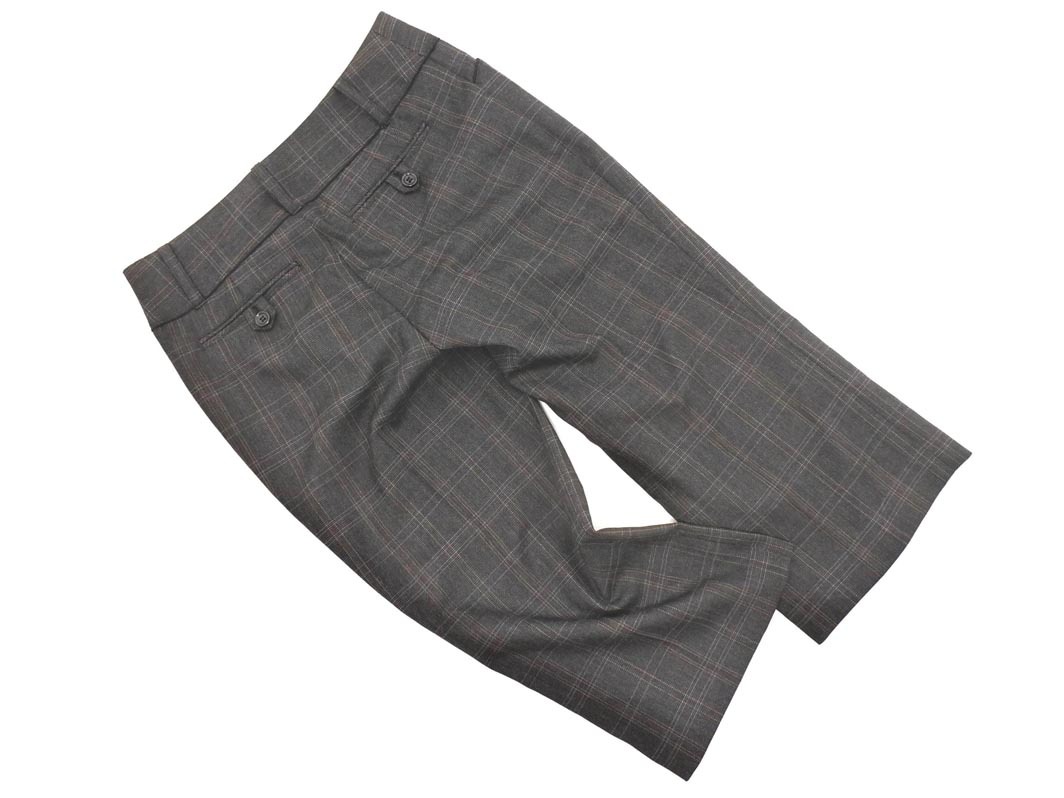 LAUTREAMONT ロートレアモン ウール混 チェック パンツ size1/グレー ◇■ ☆ fja3 レディース_画像4