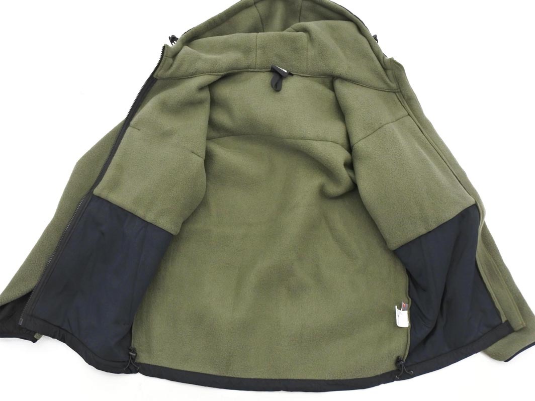 THE NORTH FACE ザノースフェイス NA72052 Denali Hoodie デナリフーディ フリース ジャケット sizeM/カーキｘ黒 ◇■◎ ☆ fja3 メンズ_画像6
