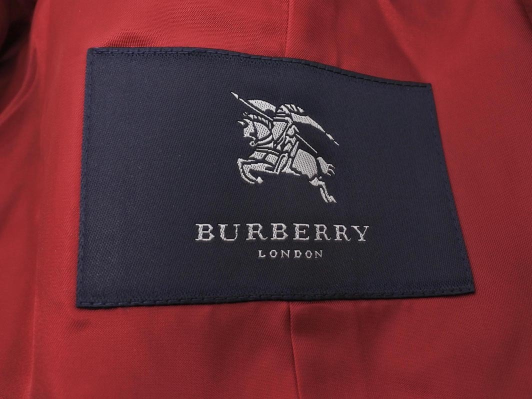 BURBERRY バーバリー カシミヤ混 コート size9/赤 ◇■◎ ☆ fja2 レディース_画像6