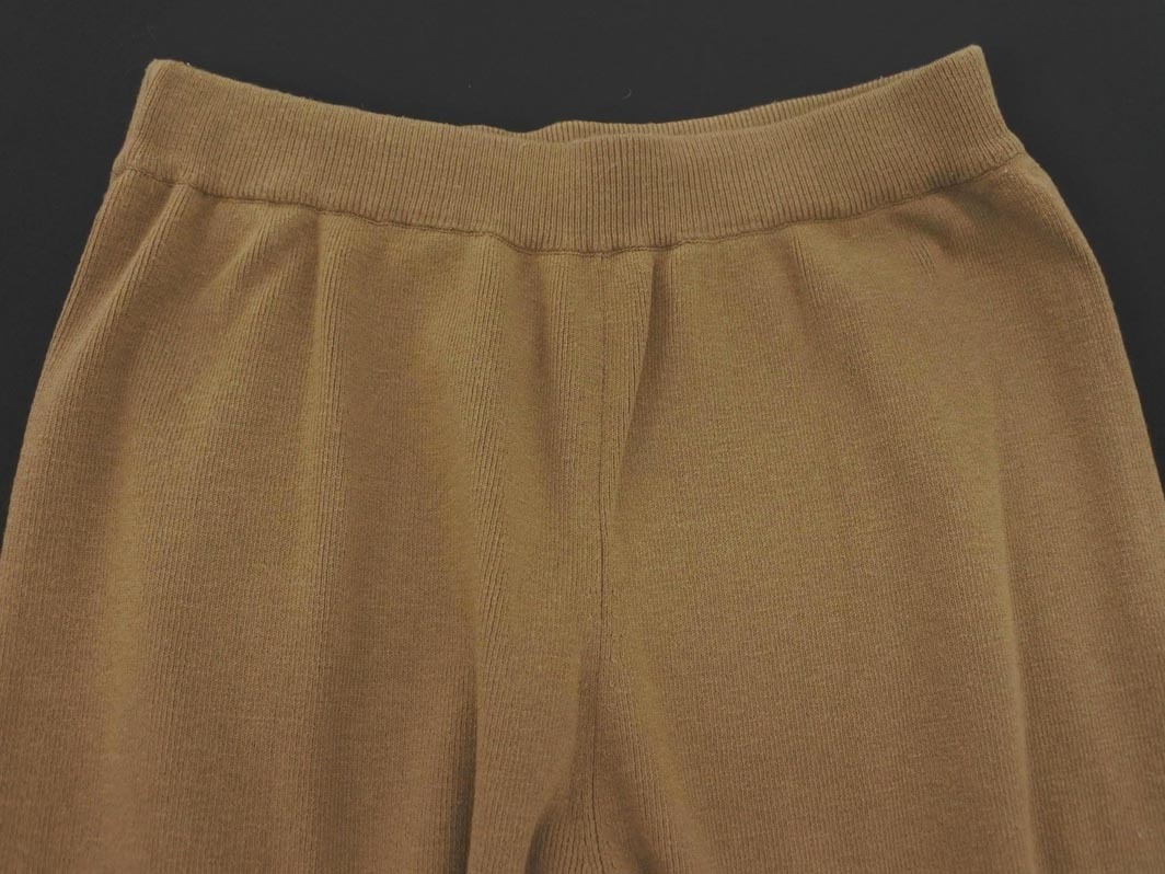 MOUSSY Moussy вязаный брюки size1/ бежевый *# * fja2 женский