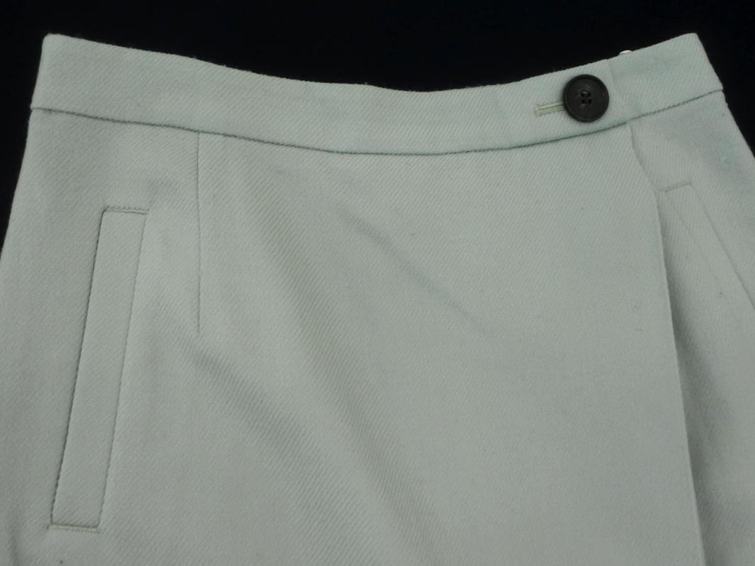 UNTITLED Untitled шерсть 100% узкая юбка size2/ мята *# * fja2 женский