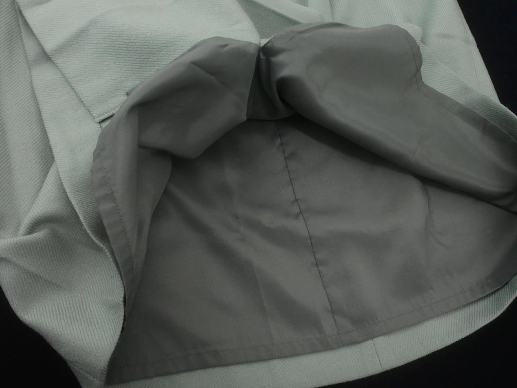 UNTITLED Untitled шерсть 100% узкая юбка size2/ мята *# * fja2 женский