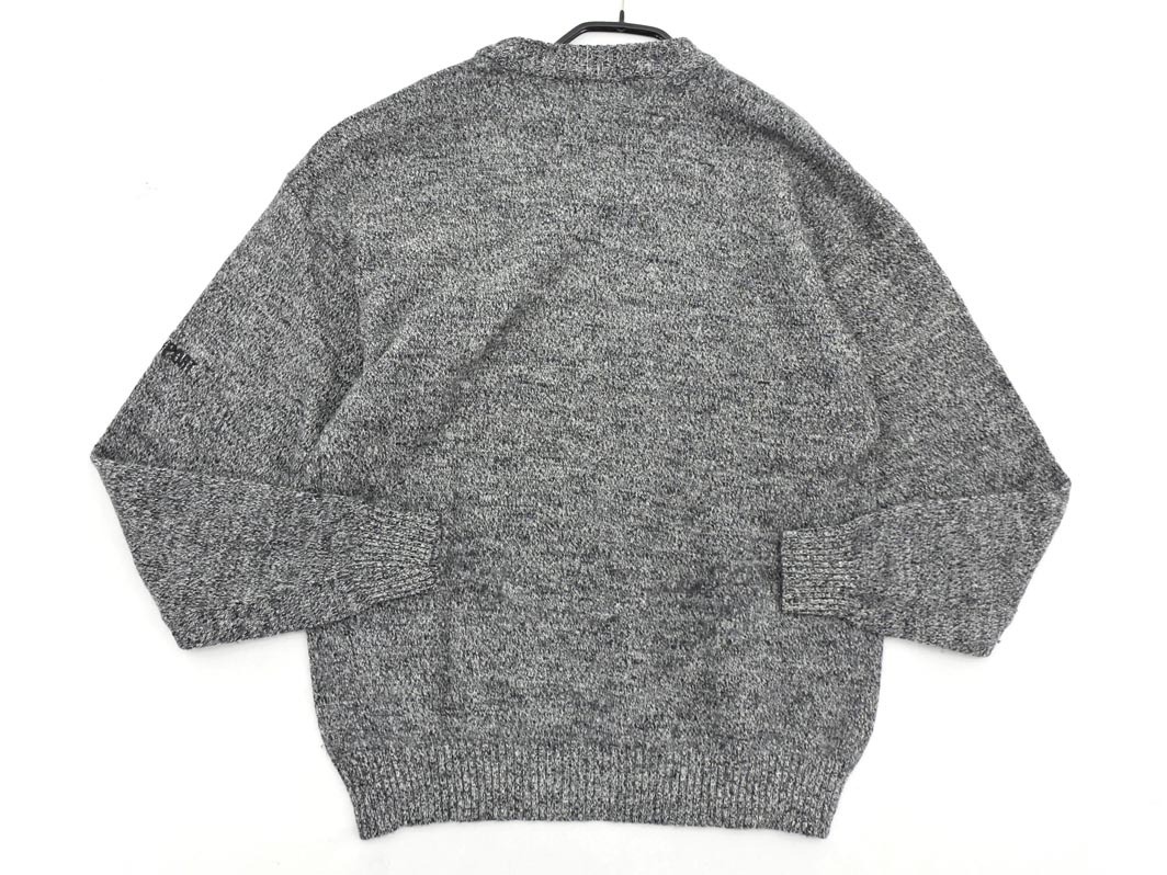 23区 SPORT 23区 スポーツ ウール100% アーガイル ニット セーター size2/グレー ◇■ ☆ fja3 メンズ_画像4