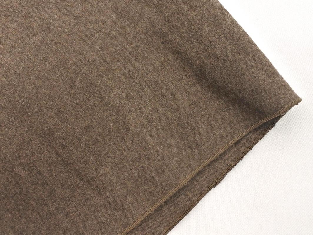 Deuxieme Classe ドゥーズィエムクラス ウール100% フリル タイト スカート size38/茶 ◇■ ☆ fja2 レディース
