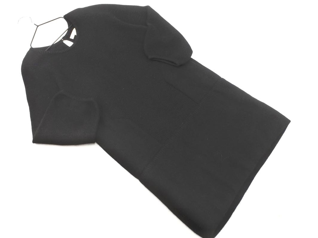 BALLSEY ボールジー トゥモローランド アンゴラ混 ニット Iライン ワンピース size38/黒 ◇■ ☆ fja2 レディース_画像1