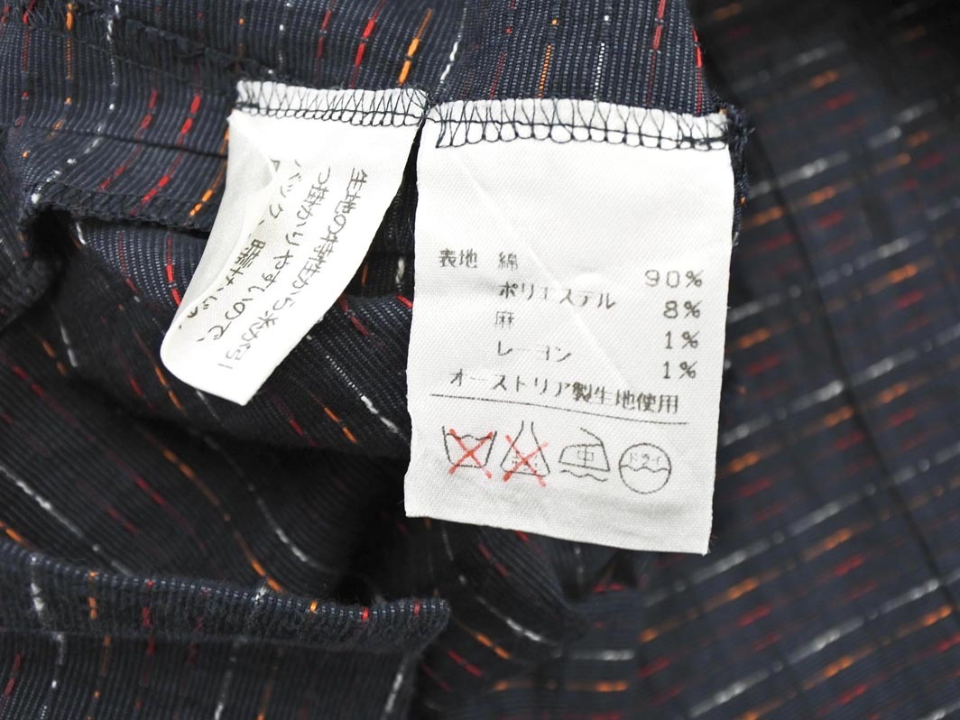 Leilian レリアン 総柄 シャツ size13＋/チャコール ◇■ ☆ fic6 レディース_画像5