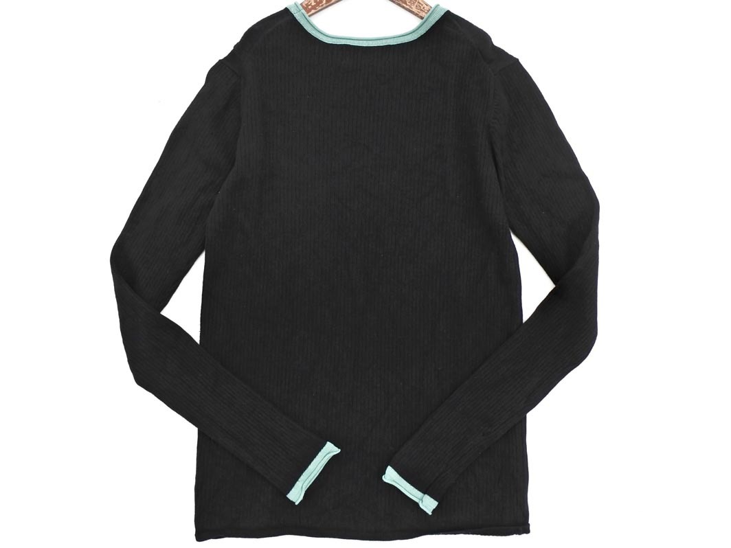 AZUL BY MOUSSY アズールバイマウジー ニット セーター sizeS/黒 ◇■ ☆ fja6 レディース_画像4