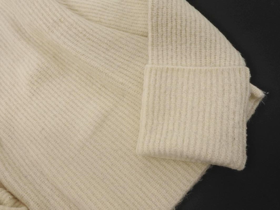 MOUSSY マウジー ニット セーター sizeF/白 ◇■ ☆ fja6 レディース_画像3