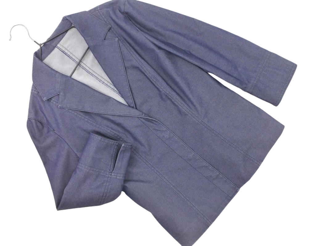 MELROSE メルローズ デニム テーラード ジャケット size3/紺 ◇■ ☆ fja6 レディース_画像1
