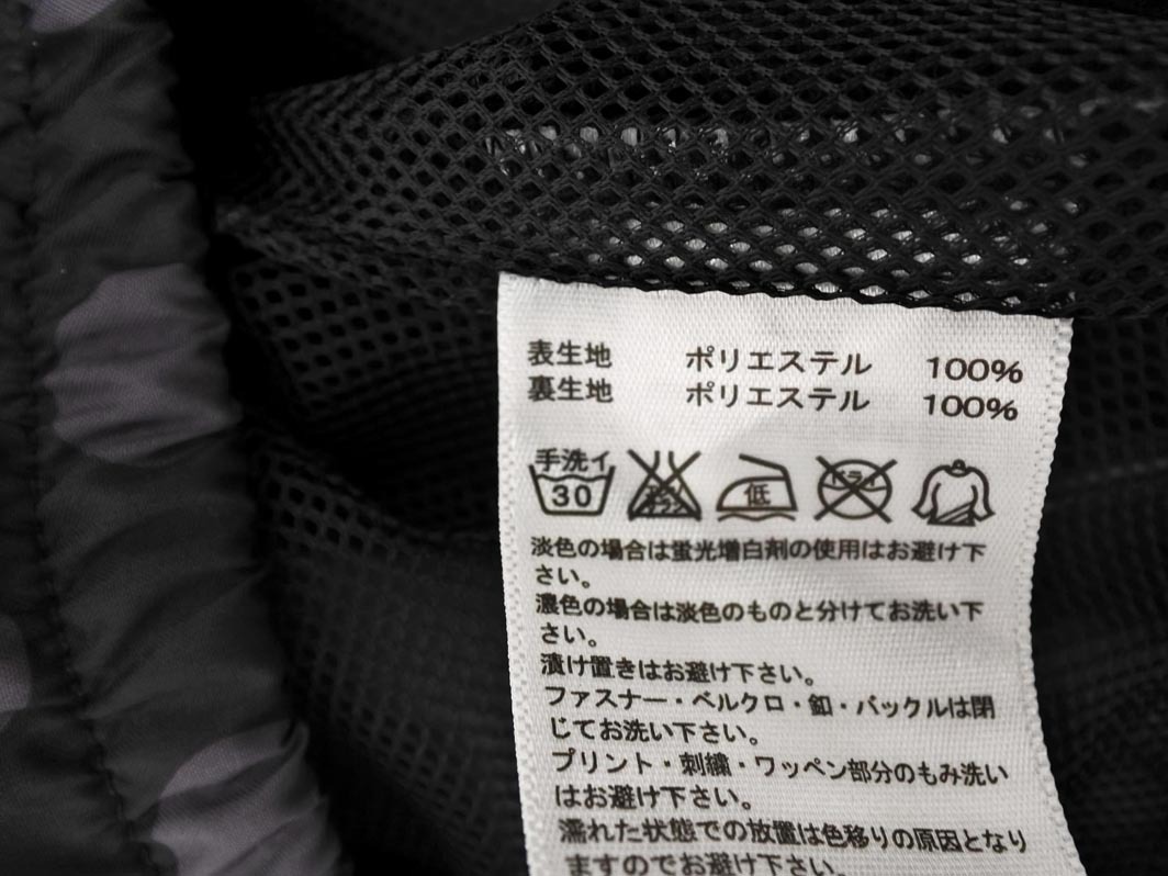 adidas アディダス ドット フーディー ジャケット sizeM/黒x紫 ◇■ ☆ fja6 レディース_画像7