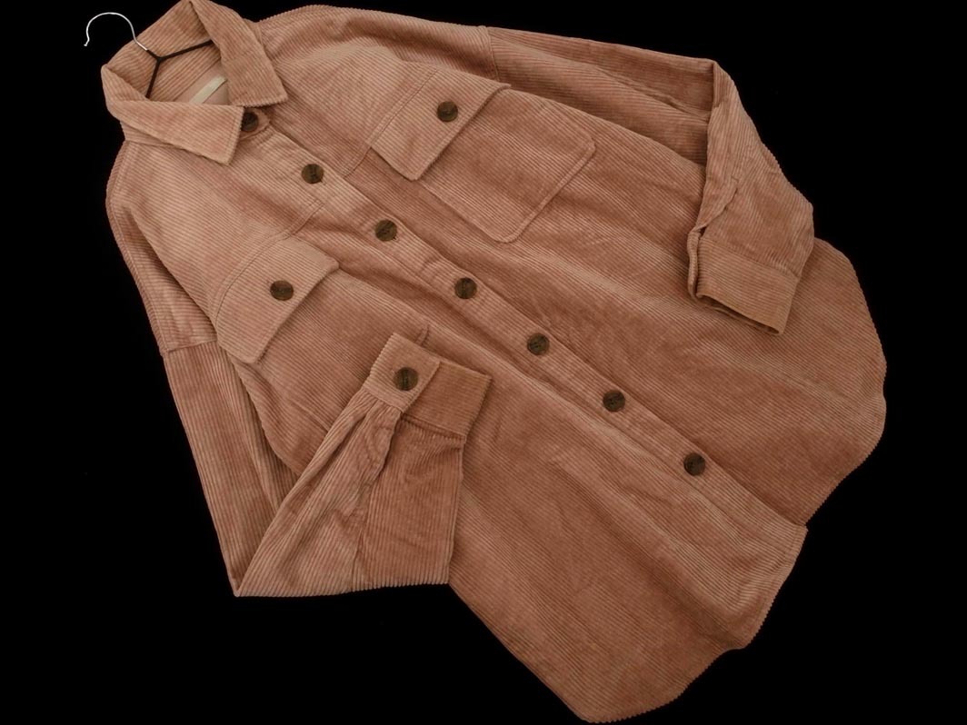 FREE*S MART свободный z mart вельвет большой размер блуза рубашка sizeFR/ розовый *# * fja6 женский 