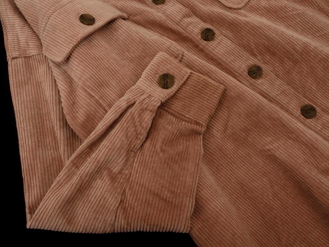 FREE*S MART свободный z mart вельвет большой размер блуза рубашка sizeFR/ розовый *# * fja6 женский 