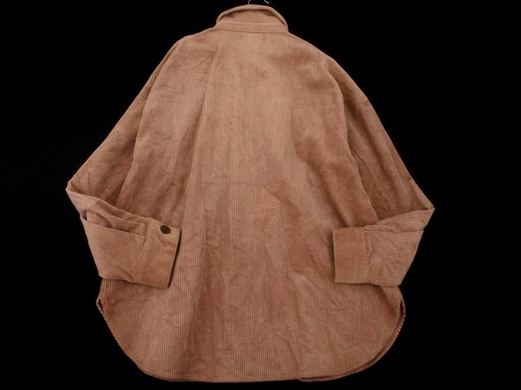 FREE*S MART свободный z mart вельвет большой размер блуза рубашка sizeFR/ розовый *# * fja6 женский 