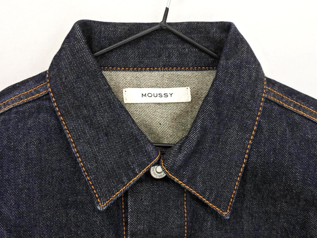 MOUSSY マウジー Gジャン デニム ジャケット sizeF/インディゴ ◇■ ☆ fja6 レディース