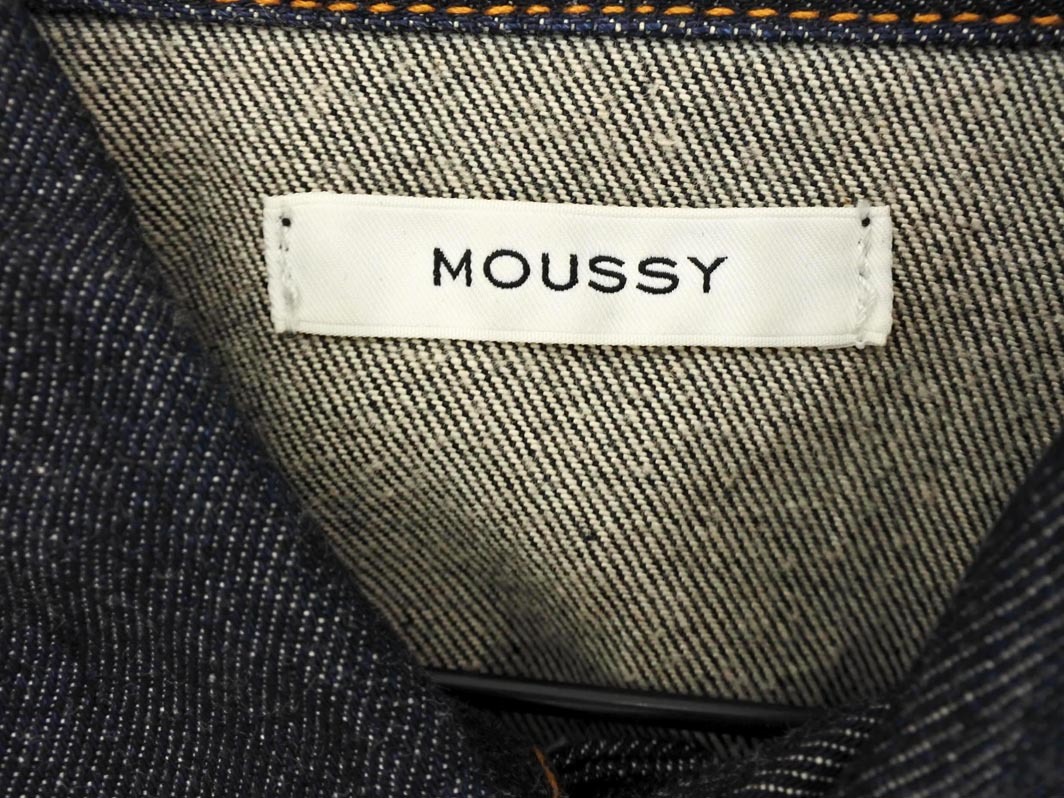 MOUSSY マウジー Gジャン デニム ジャケット sizeF/インディゴ ◇■ ☆ fja6 レディース