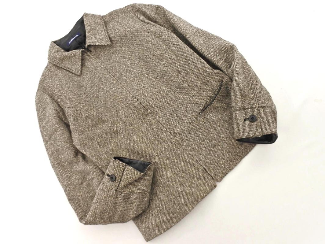 NEWYORKER ニューヨーカー 毛絹混 ジャケット size13AR/グレージュ ◇■ ☆ fja7 レディース_画像1