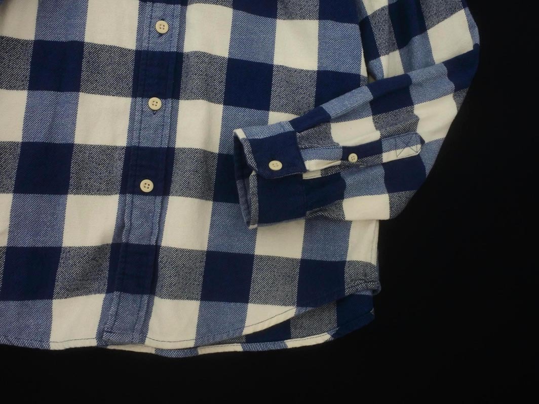 AMERICAN EAGLE アメリカンイーグル チェック ネル シャツ sizeM/紺 ◇■ ☆ fja7 メンズ_画像2
