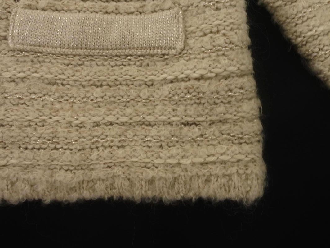 UNTITLED Untitled вязаный кардиган size2/ бежевый *# * fja7 женский