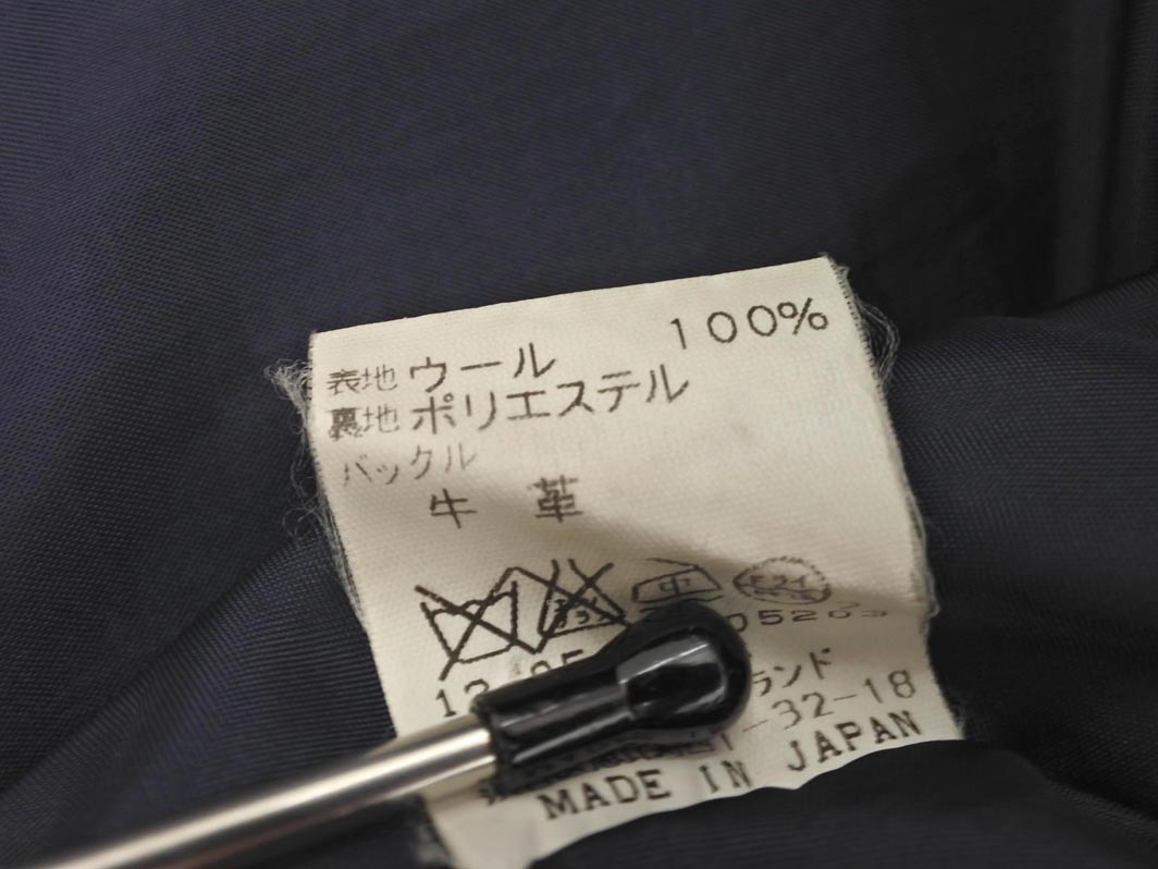 MACPHEE マカフィー トゥモローランド ウール100% Aライン 台形 スカート size38/黒 ◇■ ☆ fja7 レディース_画像7