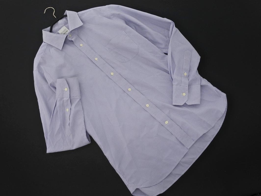 ネコポスOK MACKINTOSH PHILOSOPHY マッキントッシュフィロソフィー シャツ size40/青ｘ白 ◇■ ☆ fja7 メンズ_画像1