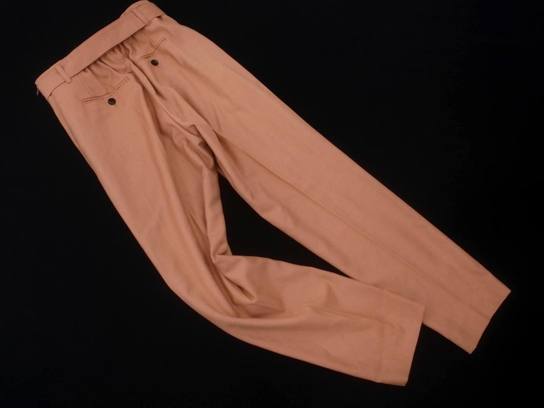 Droite lautreamont ドロワット ロートレアモン ウエストリボン 付き テーパード パンツ size2/ピンク ■■ ☆ fja7 レディース_画像4