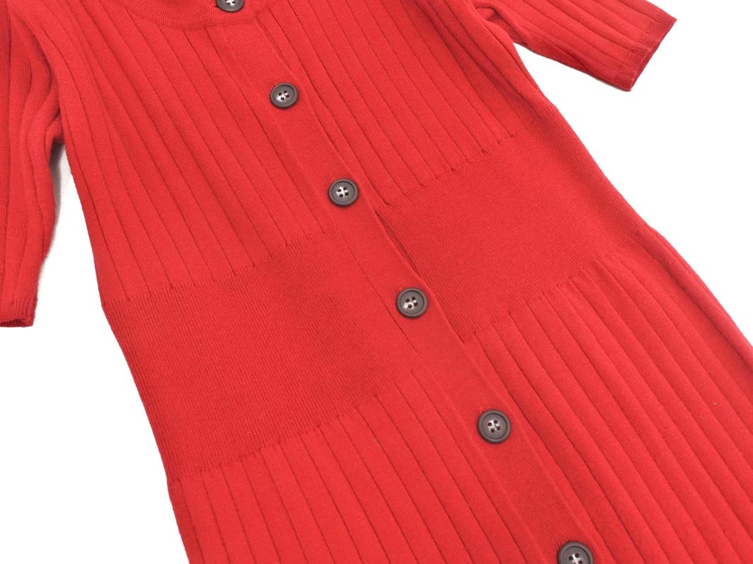 VICKY ビッキー ニット ワンピース size2/赤 ◇■ ☆ fja7 レディース_画像4