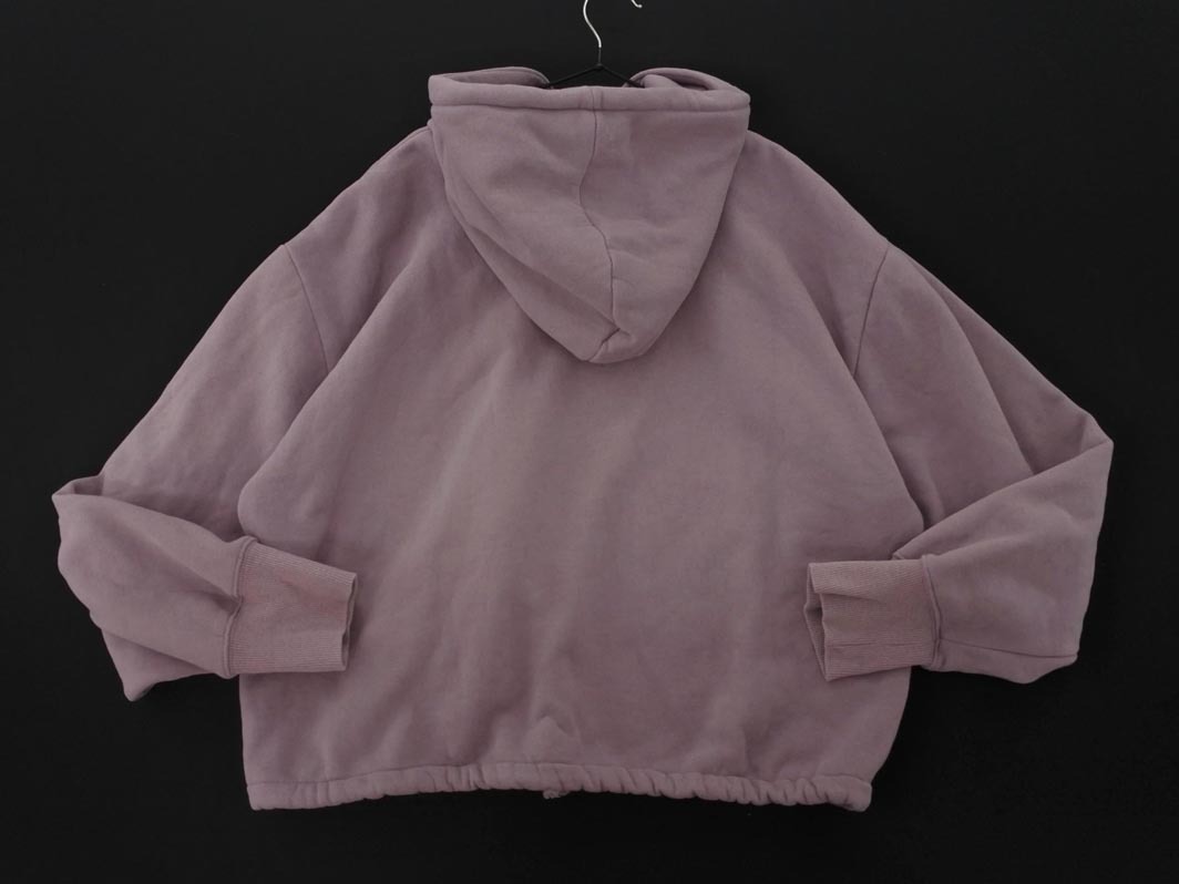 mystic ミスティック 裏起毛 ドロストリボン プルオーバー パーカー ラベンダー ◇■ ☆ fja7 レディース_画像4