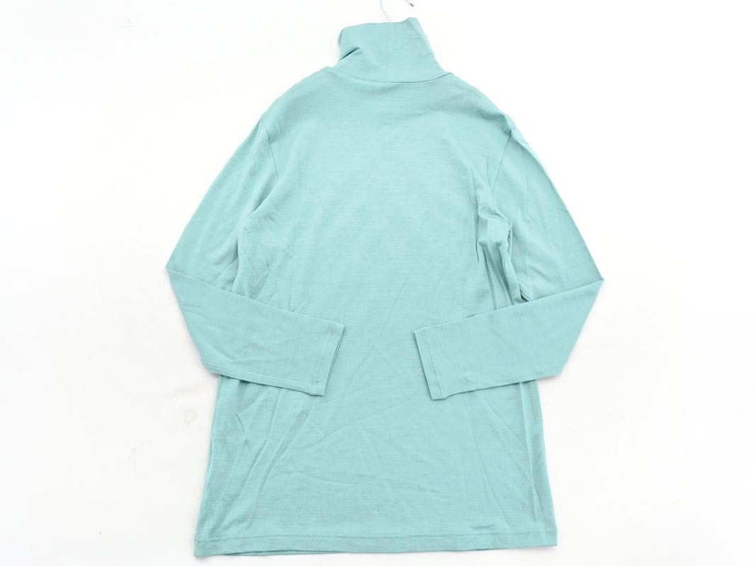 ネコポスOK GIANNI LO GIUDICE ジャンニロジュディチェ ウール混 ハイネック カットソー size36/緑 ◇■ ☆ fja7 レディース_画像4