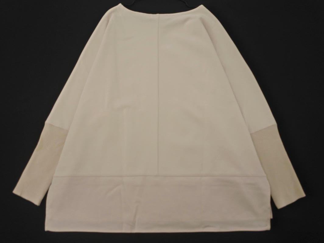 ネコポスOK DoCLASSE ドゥクラッセ フェイクレイヤード 切替 カットソー sizeS/ベージュ ◇■ ☆ fja8 レディース_画像6