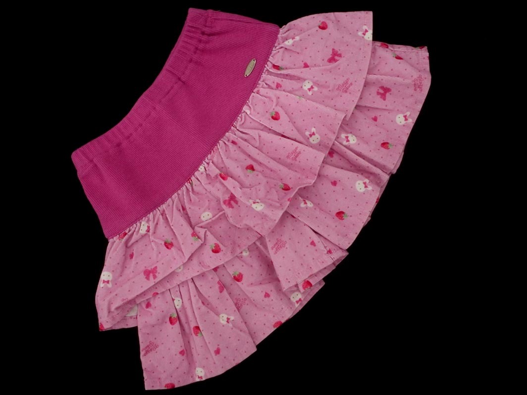 ネコポスOK mezzo piano メゾピアノ ナルミヤ コーデュロイ ティアード パンツ size90cm（S）/ピンク ◇■ ☆ fja8 女の子_画像1