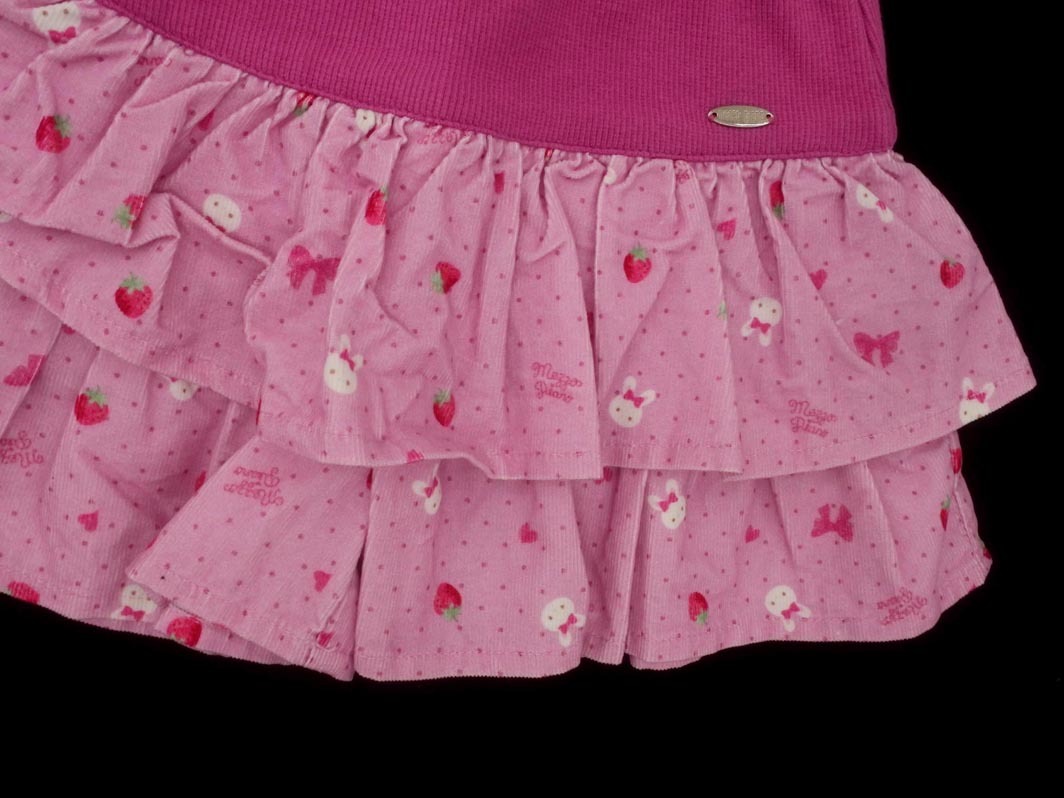 ネコポスOK mezzo piano メゾピアノ ナルミヤ コーデュロイ ティアード パンツ size90cm（S）/ピンク ◇■ ☆ fja8 女の子_画像2