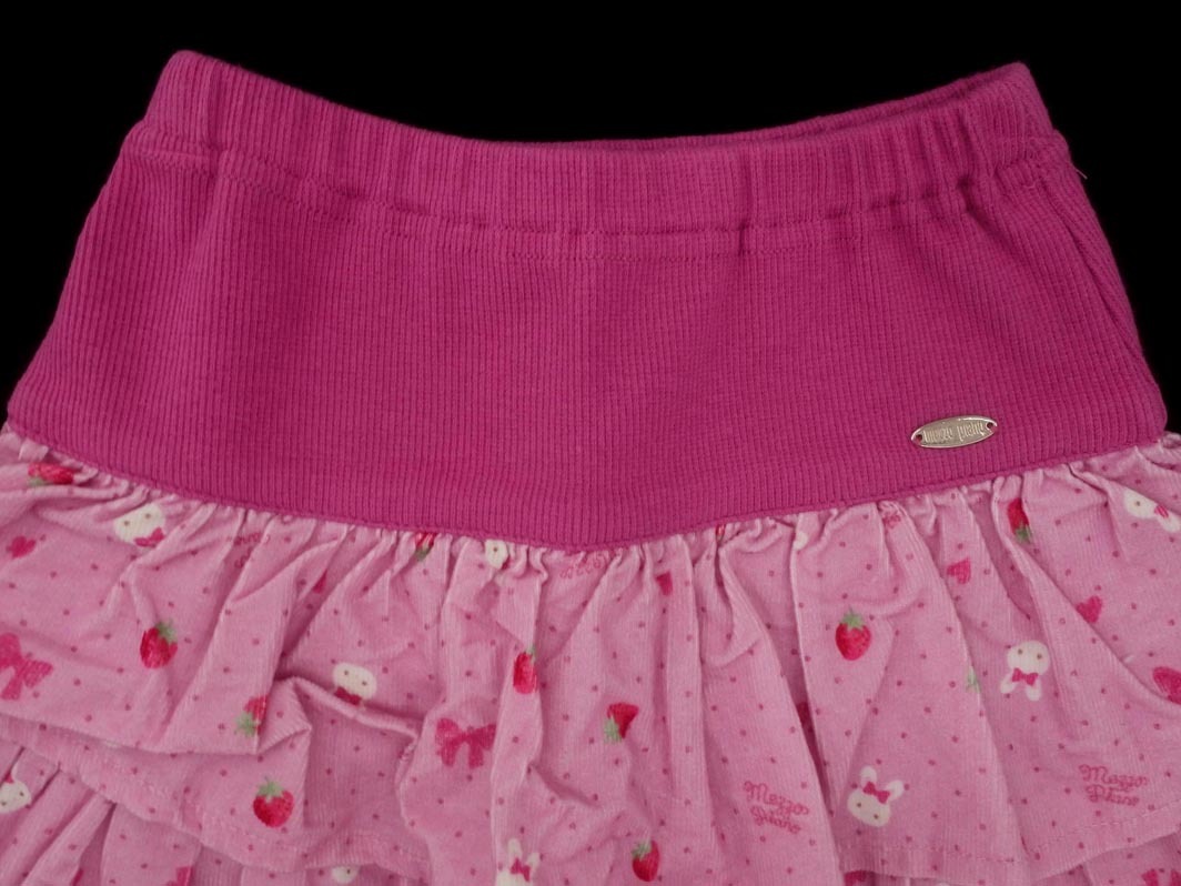 ネコポスOK mezzo piano メゾピアノ ナルミヤ コーデュロイ ティアード パンツ size90cm（S）/ピンク ◇■ ☆ fja8 女の子_画像3