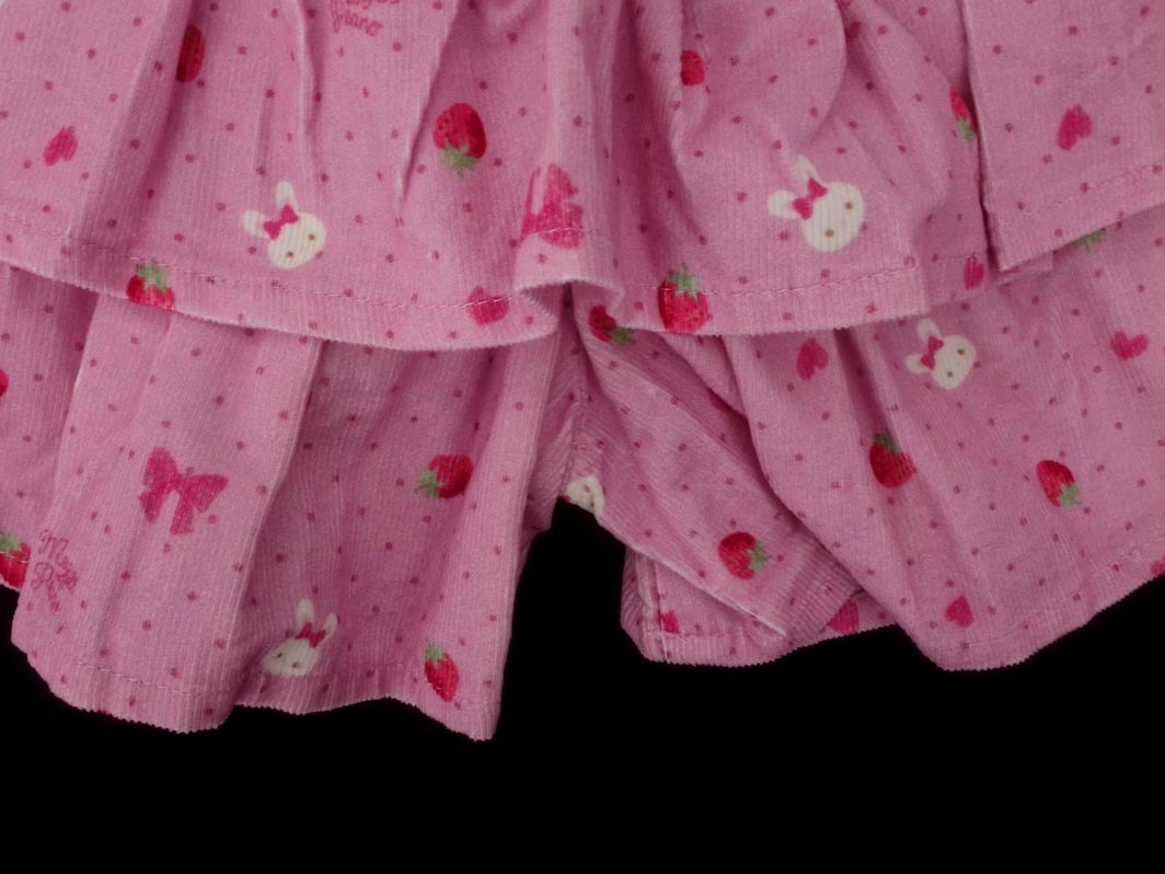 ネコポスOK mezzo piano メゾピアノ ナルミヤ コーデュロイ ティアード パンツ size90cm（S）/ピンク ◇■ ☆ fja8 女の子_画像5