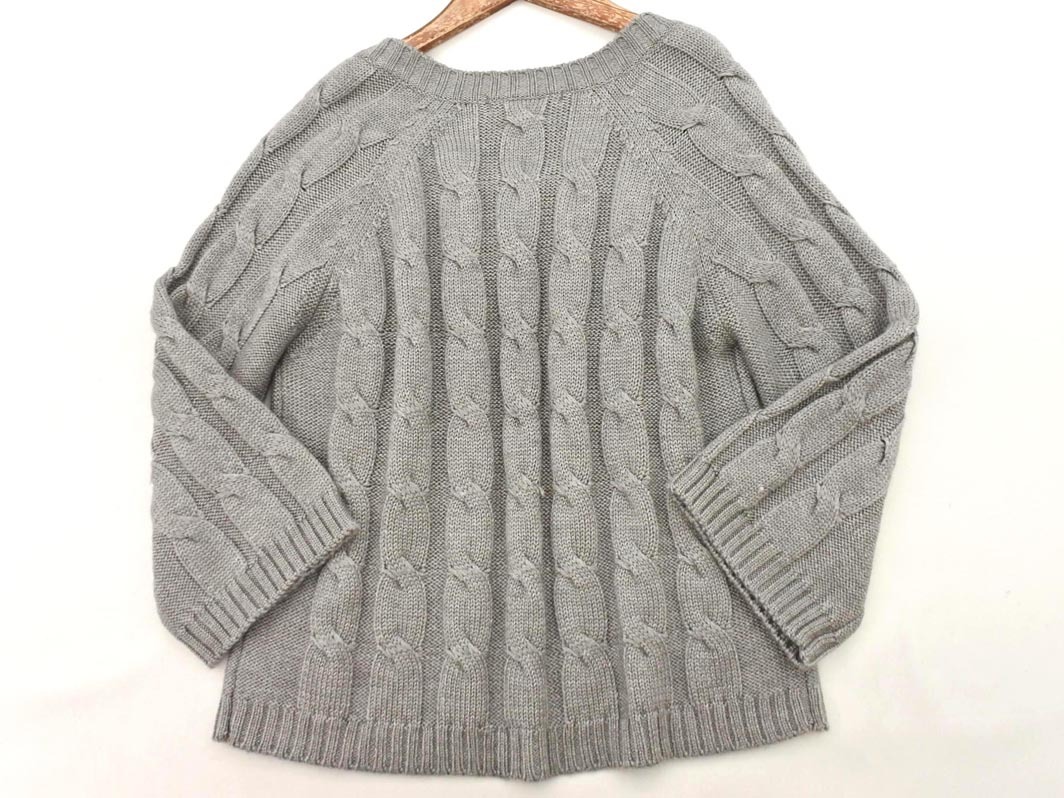 KUMIKYOKU 組曲 ブラウス アンサンブル カーディガン size2/グレー ◇■ ☆ fja8 レディース_画像9