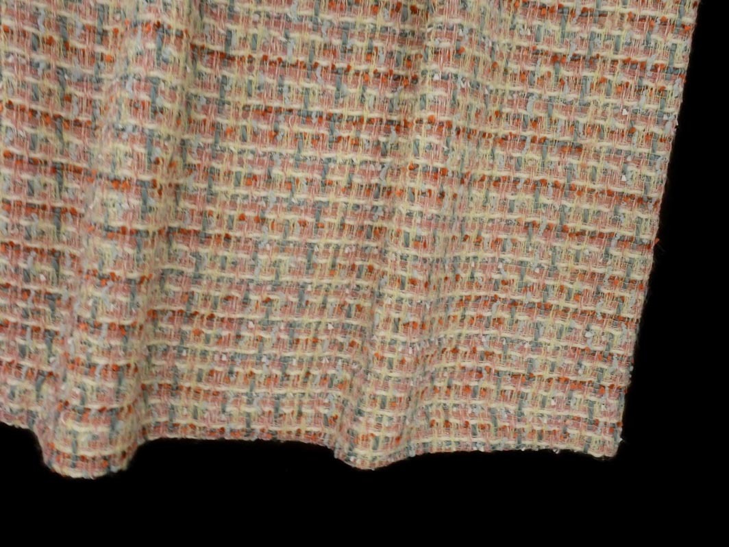 新品 Couture brooch クチュールブローチ ツイード Aライン 台形 スカート size38/ピンク ◇■ ☆ fja8 レディース_画像2