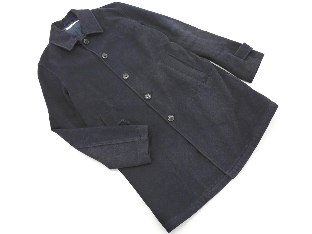 JOURNAL STANDARD ジャーナルスタンダード ウール混 チェスター コート sizeM/濃紺 ◇■ ☆ fjb0 メンズ