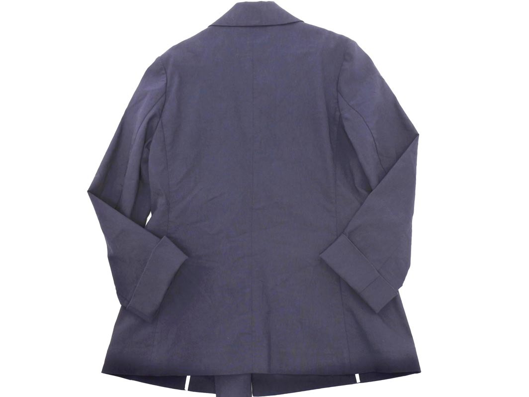 INED イネド テーラード ジャケット size7/紺 ◇■ ☆ fjb0 レディース