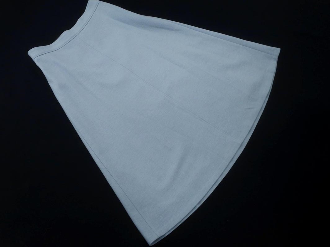 COUP DE CHANCE クードシャンス ウール混 ロング スカート size40/水色 ◇■ ☆ fja9 レディース_画像1
